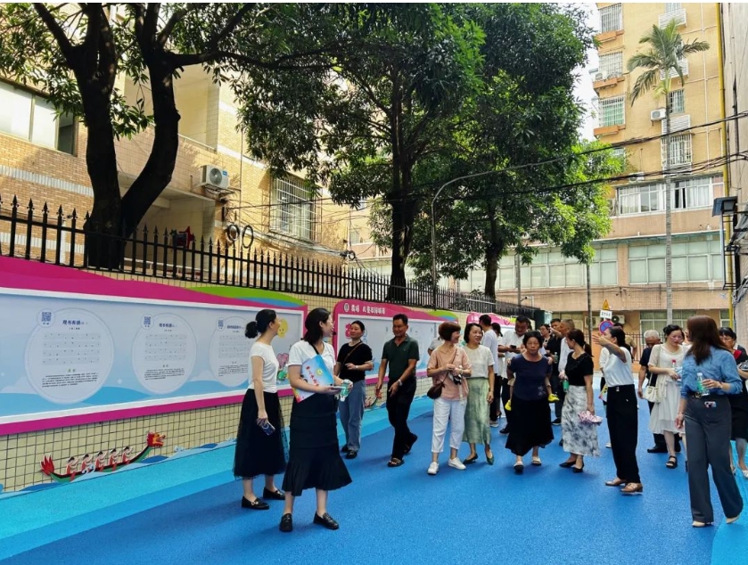 最新作品上線！聚橋文創為黃埔街道打造的“最美上學路”正式揭幕