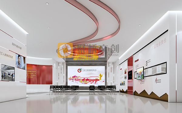 企業展廳設計，企業文化展廳設計，展廳設計