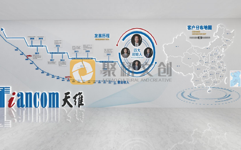 化學藥品研發企業展廳設計