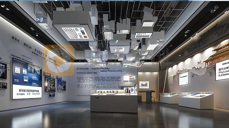 佛山芯片制造企業文化展廳設計