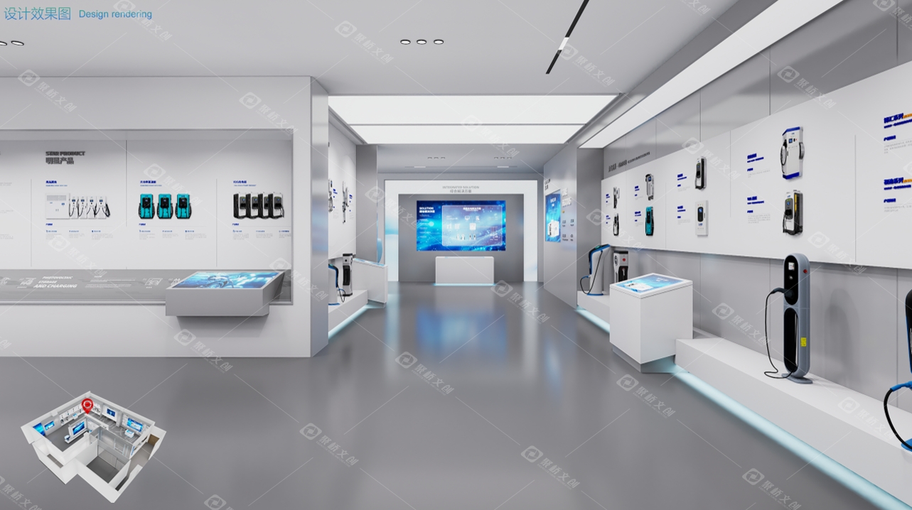 新能源企業(yè)展廳設(shè)計(jì)