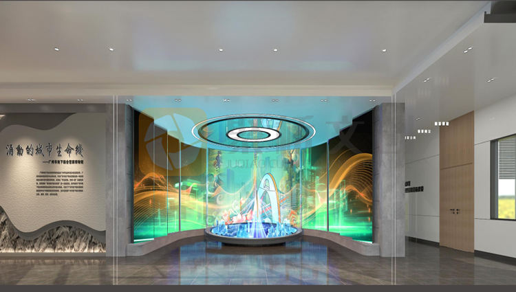 新能源企業(yè)展廳設計