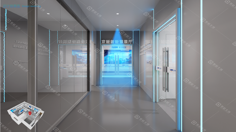 新能源企業展廳設計 新能源企業展廳設計